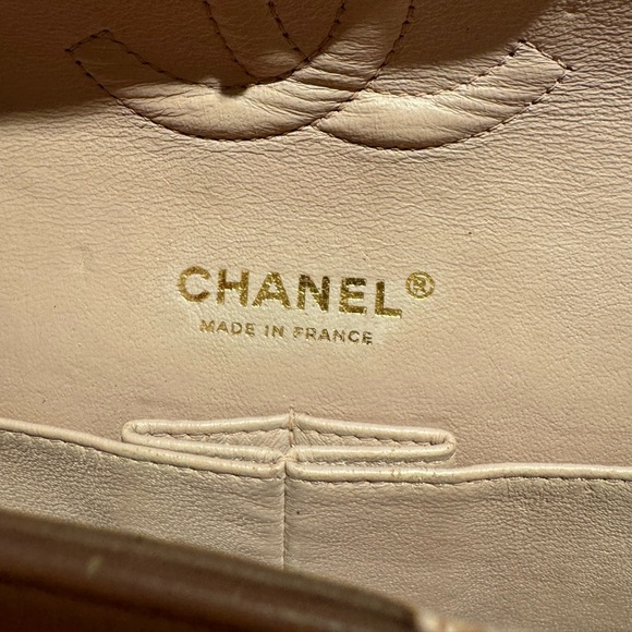 Chanel Lambskin Quilted Medium Double Flap Sakura Pink - Picture 9 of 14